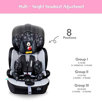 その他 Have a seat + mickey family Disney Mickey Mouse 3-in-1 Car Seat + Booster Seat